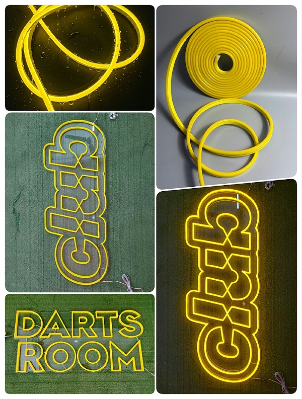yellow neon signs